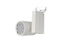 供應led軌道射燈 12瓦大功率 白色外殼-- 中山市華登興照明有限公司