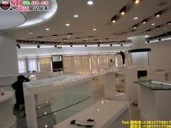 上海商場眼鏡展柜酒店用品玻璃柜烤漆中島柜廠家田森貨架最專業-- 上海田森貨架有限公司