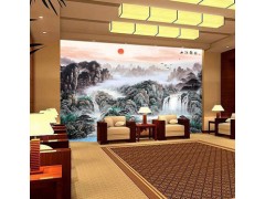 酒店裝飾畫批發、酒店大堂壁畫定制-- 愛家時尚墻貼鄭州藝龍裝飾品有限公司