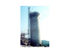 中國江西電廠鍋爐煙囪新建  煙囪防腐-- 江蘇省三里港高空建設防腐公司