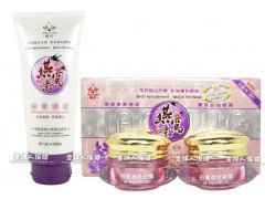 嬌伶燕窩素第三代二合一白里透紅，針對多種色斑，暗黃膚質(zhì)-- 廣西南寧市護(hù)膚精品化妝品公司銷售部