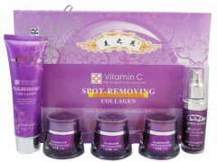 美之花活顏嫩膚套裝五合一，美之花消斑美白-- 廣西南寧市護膚精品化妝品公司銷售部