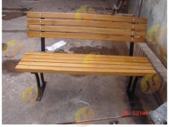 塑木休閑椅，木頭休閑椅，戶外休閑椅-- 成都金捷諾公司設備廠銷售部