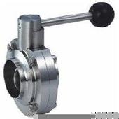 衛生級閥門，衛生級對夾式快裝蝶閥，