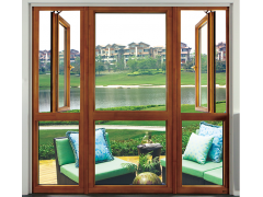 鋁木外開窗-- 上海灝喆實業有限公司