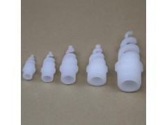 格強廠家批發塑膠脫硫脫硝除塵清洗煙塵噴淋防堵塞耐腐蝕PP3分螺旋噴嘴噴頭-- 佛山市格強塑膠五金有限公司