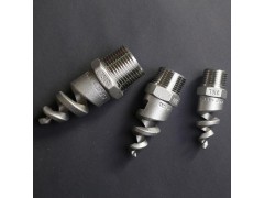 真正316L螺旋噴頭 不銹鋼螺旋噴頭 材質可檢測 脫硫脫硝煙塵 防堵塞耐腐蝕 廢氣凈化塔清洗噴淋-- 佛山市格強塑膠五金有限公司