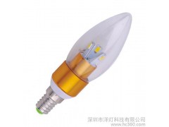 供應(yīng)清華洋燈YD-00193W葉片蠟燭燈   LED節(jié)能燈-- 深圳市洋燈科技有限公司