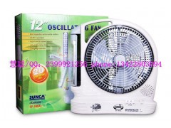 供應香港 SUNCA新佳 充電風扇 多功能 帶LED節能燈 應急燈 臺燈 兩用-- 汕頭市金亞發電子有限公司
