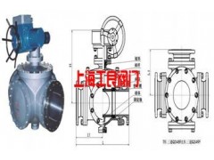 進口固定式三通球閥021-54933257-- 上海工良閥門廠