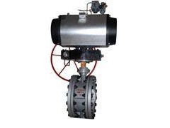 KVBD氣動端面密封調節蝶閥-- 上海工開閥門制造有限公司