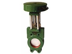 進口漿料刀型閘閥角式料漿閥-- 北京永德寶閥門有限公司