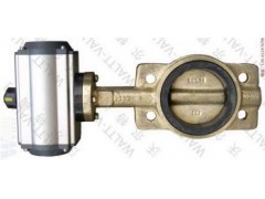 全銅氣動(dòng)對(duì)夾式蝶閥-- 天津市沃爾特閥門制造有限公司