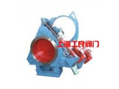 F9T43X電動推桿扇形盲板閥-- 上海工良閥門廠