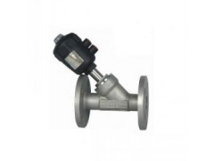 KST-46法蘭式氣動角座閥-- 江蘇東閥流體設備有限公司