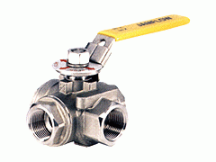 進(jìn)口三通不銹鋼球閥-- 上海工良閥門廠