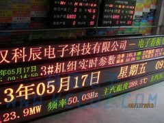 LED工業參數顯示屏-- 武漢科辰電子科技有限公司