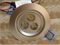 大功率LED天花燈 3*1W-- 佛山泓航照明