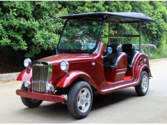 湖南咖啡色電動觀光車-- 湖南大豐合電動車業有限公司