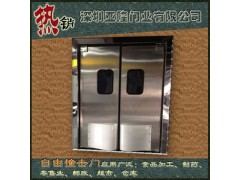 不銹鋼防撞自動回位門 零售業自由撞擊門-- 深圳市亞隆門業有限公司