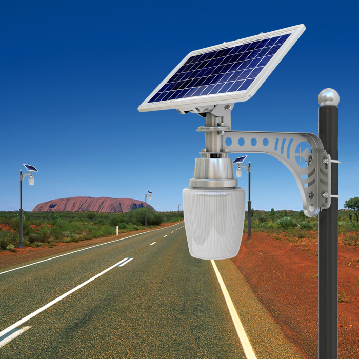 一體化太陽能庭院燈  5W  小蘋果燈1.0-- 山東藍晶易碳新能源有限公司