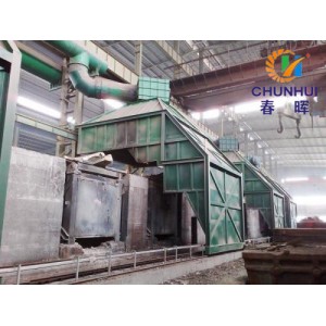 鞍山4噸中頻爐一套布袋除塵器設備材