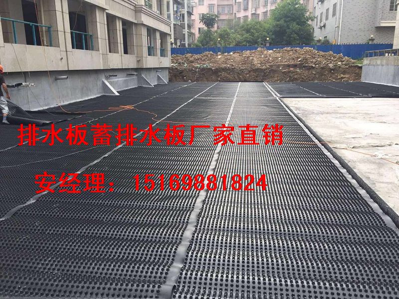 2公分車庫排水板宣城@池州屋頂綠化排水板@土工布-- 泰安市綠泰建材有限公司