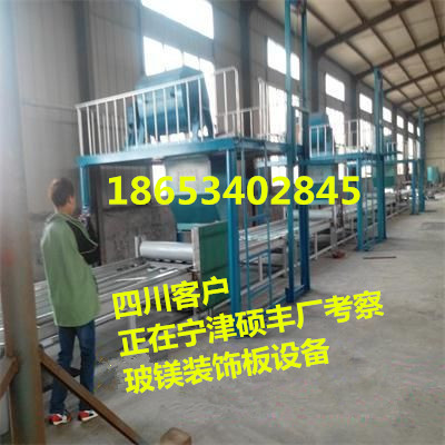新型全自動吸盤上模板玻鎂裝飾板設備廠家