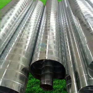 木工除塵器螺旋白鐵皮鍍鋅彎頭通風管