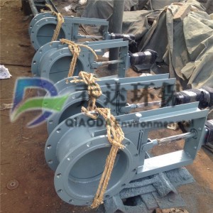 400手動插板閥 方口DN400*400電動插