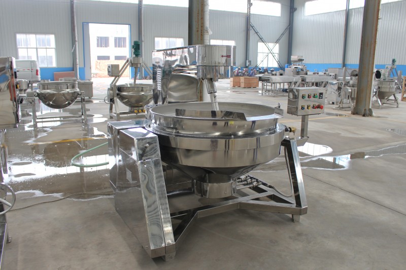 燃氣手動行星攪拌炒鍋-- 山東省諸城市鑫燁機械有限公司