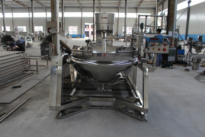 蒸汽手動行星攪拌炒鍋-- 山東省諸城市鑫燁機械有限公司