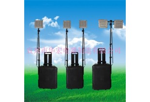 HL-30拉桿箱式便攜式升降燈 LED可充電移動燈