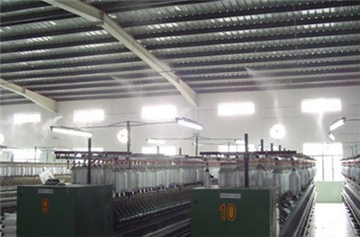 鐵皮廠房車間噴霧加濕工程安裝-- 深圳通寶環境技術有限公司