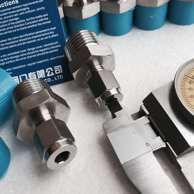 1/2NPT-3/8卡套直通接頭終端螺紋接頭316L-- 上海疆南閥門有限公司