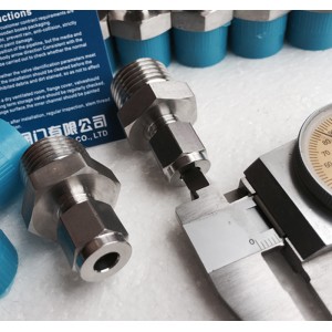 1/2NPT直通卡套終端接頭316L世偉洛克