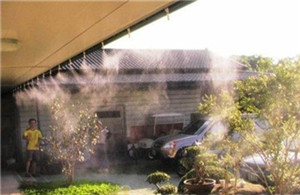 餐廳酒吧人造霧噴霧降溫設備廠家-- 深圳通寶環境技術有限公司