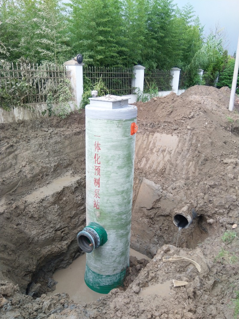 南通市環保型一體化預制泵站供貨-- 無錫浩潤環保