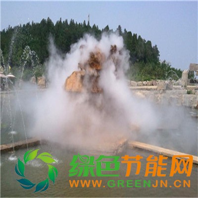 旅游區水池小溪河邊假山景觀人造霧設備21 (2)