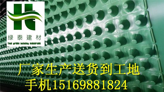 綠化車庫排水板河南鄭州20高蓄排水板廠家送貨-- 泰安市澤瑞土工材料有限公司
