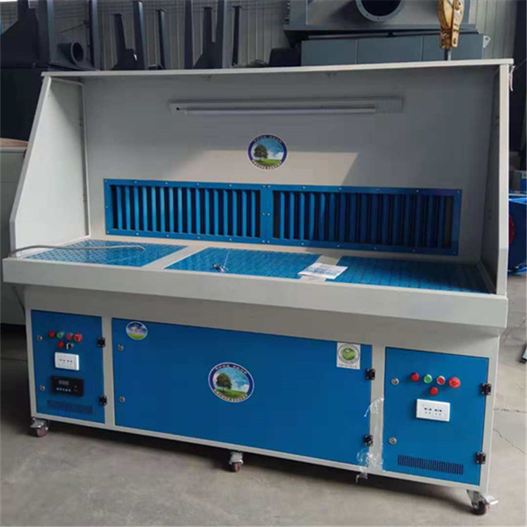 石家莊藁城線纜廠焊接煙塵凈化打磨工作臺無塵多方位打磨臺-- 河北同幫環?？萍加邢薰? class=