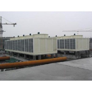 大慶DFH方形橫流玻璃鋼冷卻塔安裝