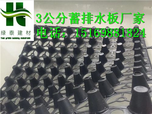 2公分洛陽車庫綠化排水板廠家\20高蓄排水板報價-- 泰安市澤瑞土工材料有限公司