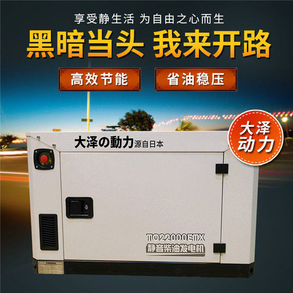 工程用25kw靜音柴油發電機大澤動力-- 上海豹羅實業有限公司