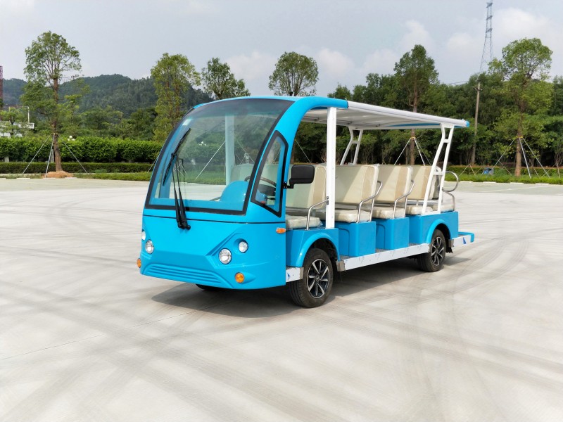 14座電動觀光車，九寨溝景區(qū)游覽車，14座旅游車-- 渭南克里斯特商貿(mào)有限公司