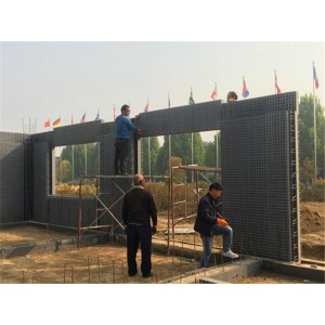 建房用SW鋼網夾芯板，建筑不拆保溫不