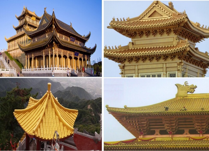 杭州廠家1.2厚鋁合金仿古瓦 城市街道改造別墅屋面鋁鎂錳板-- 浙江金展鋼品制造有限公司