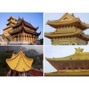 杭州廠家1.2厚鋁合金仿古瓦 城市街道