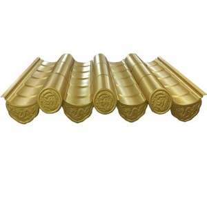 江西古街道改造鋁合金仿古瓦 收費站