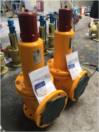 A42PFA鑄鋼耐腐蝕襯氟安全閥 化工專用液氯閥門-- 上海禹軒泵閥有限公司